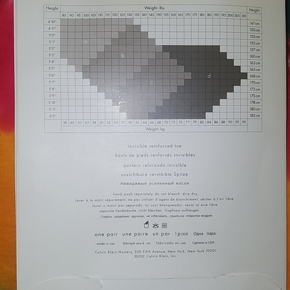 Calvin Klein Black tights/stockings - Picture 2 of 3